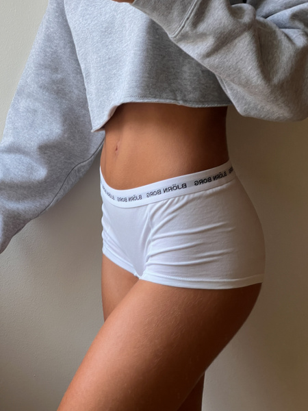 Björn Borg Core Logo Minishorts 2-pack Weiß, L Björn Borg Core Logo Minishorts 2-pack Weiß, L von björn borg