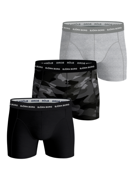 Björn Borg Cotton Stretch Boxer 3-pack Schwarz, XL von björn borg