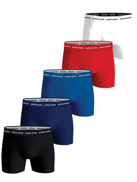Björn Borg Cotton Stretch Boxer 5-pack Schwarz, L Björn Borg Cotton Stretch Boxer 5-pack Schwarz, L von björn borg