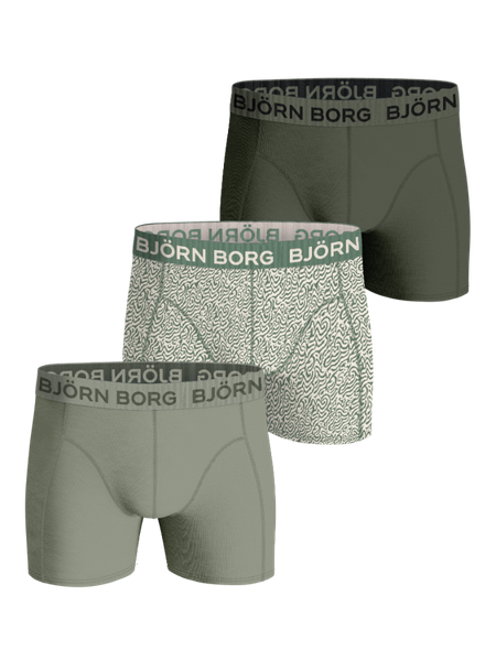 Björn Borg Cotton Stretch Boxers 3-pack Grün, XXL Björn Borg Cotton Stretch Boxers 3-pack Grün, XXL von björn borg