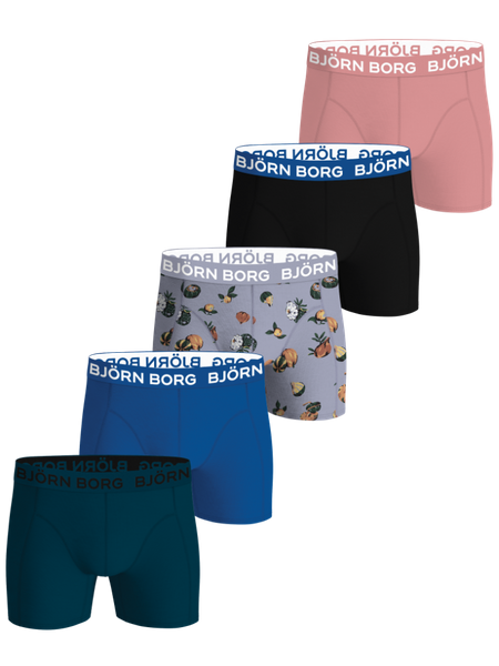 Björn Borg Cotton Stretch Boxers 5-pack Mehrfarbig, M Björn Borg Cotton Stretch Boxers 5-pack Mehrfarbig, M von björn borg