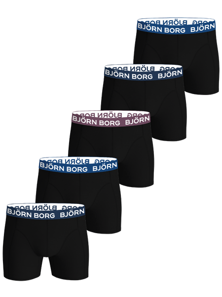 Björn Borg Cotton Stretch Boxers 5-pack Schwarz, XL Björn Borg Cotton Stretch Boxers 5-pack Schwarz, XL von björn borg
