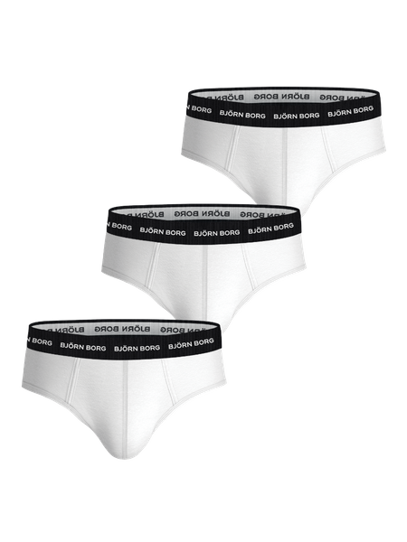 Björn Borg Cotton Stretch Briefs 3-pack Weiß, S Björn Borg Cotton Stretch Briefs 3-pack Weiß, S von björn borg