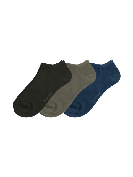 Björn Borg Essential Ankle Socks 3-pack Mehrfarbig, 35-38 von björn borg