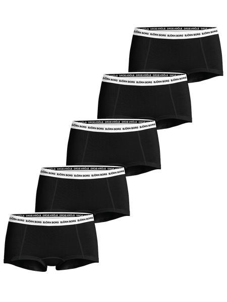 Björn Borg Logo Boxer Shorts 5-pack Schwarz, S Björn Borg Logo Boxer Shorts 5-pack Schwarz, S von björn borg