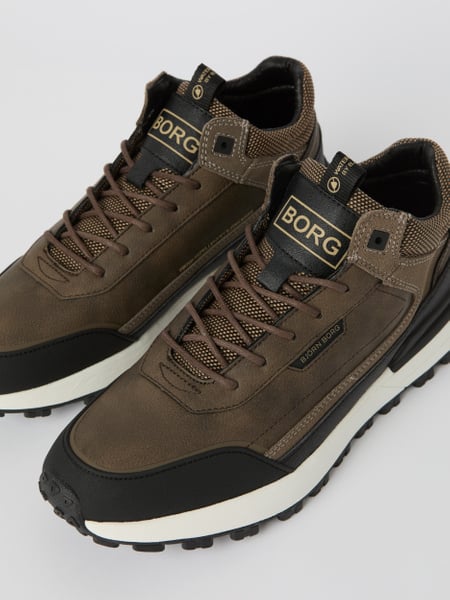 Björn Borg Men's Sneakers R2410 Runner Mid Braun, 41 von björn borg