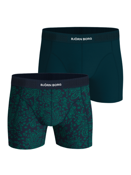 Björn Borg Organic Cotton Stretch Boxers 2-pack Mehrfarbig, M von björn borg