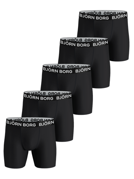 Björn Borg Performance Boxer 5-pack Schwarz, XL von björn borg