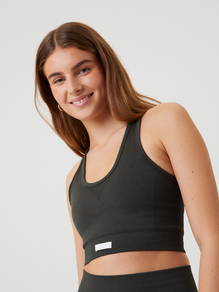 Björn Borg Performance Low Seamless Bra Grün, LXL von björn borg