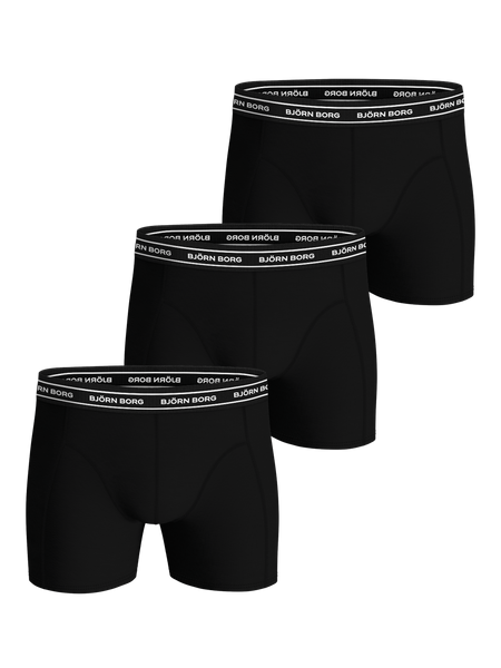 Björn Borg Premium Cotton Stretch Boxer 3-pack Schwarz, XXL von björn borg