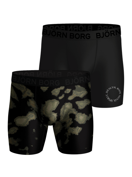 Björn Borg Sports Boxer 2-pack Mehrfarbig, S von björn borg