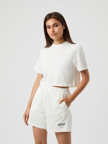 Björn Borg Studio Oversized Cropped T-shirt Weiß, XS Björn Borg Studio Oversized Cropped T-shirt Weiß, XS von björn borg