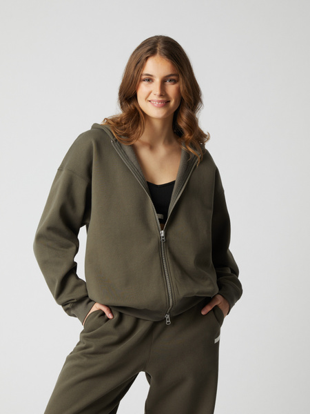 Björn Borg Studio Oversized Zip Hoodie Braun, S Björn Borg Studio Oversized Zip Hoodie Braun, S von björn borg