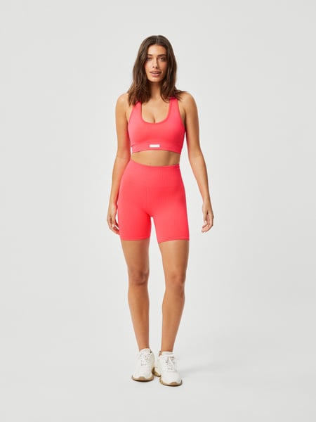 Björn Borg Studio Seamless Rib Shorts Pink, M von björn borg