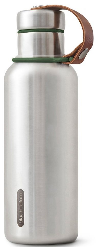 black+blum Isolierflasche Insulated Bottle, Edelstahl, Tragschlaufe aus Kunstleder, 500 ml black+blum Isolierflasche Insulated Bottle, Edelstahl, Tragschlaufe aus Kunstleder, 500 ml von black+blum