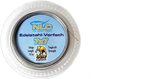 Edelstahlvorfach 7x7, 10 Meter Spule inkl. Klemmhülsen von Behr 8, 12, 15 Kg + gratis Petri Heil! Aufkleber (12 kg) Edelstahlvorfach 7x7, 10 Meter Spule inkl. Klemmhülsen von Behr 8, 12, 15 Kg + gratis Petri Heil! Aufkleber (12 kg) von blntackle76