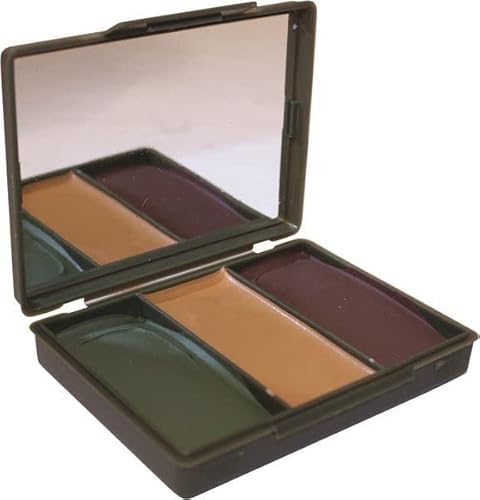Tarnschminke Desert Camouflage Set mit Spiegel Make Up Creme 3-Farben khaki oliv braun NATO genehmigt Chameleon Tarnung Survival Militär Armee Tarnschminke Desert Camouflage Set mit Spiegel Make Up Creme 3-Farben khaki oliv braun NATO genehmigt Chameleon Tarnung Survival Militär Armee von blntackle76