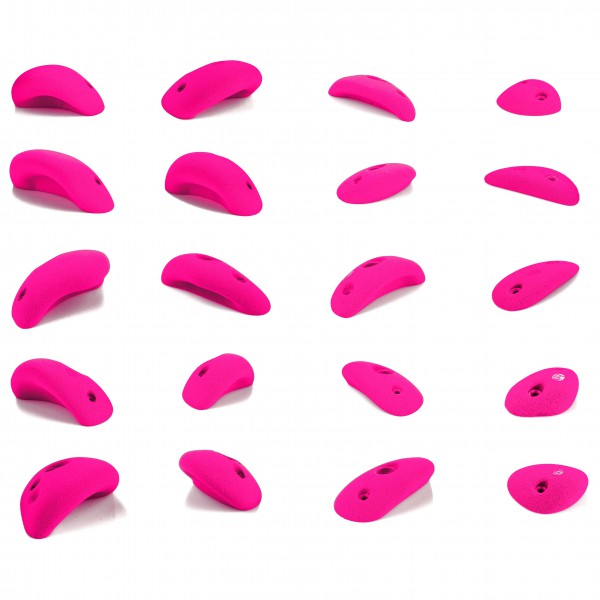 blue pill - Easy Boulder - Klettergriffe Gr XS-M rosa/weiß blue pill - Easy Boulder - Klettergriffe Gr XS-M rosa/weiß von blue pill