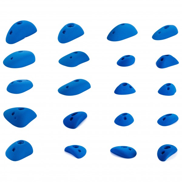 blue pill - Small Mix - Klettergriffe Gr S/M blau/weiß blue pill - Small Mix - Klettergriffe Gr S/M blau/weiß von blue pill