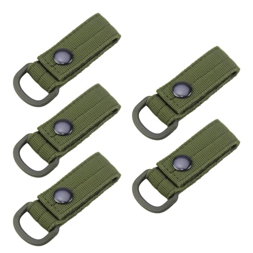 5 Stück Gürtel Karabiner Schlaufe Nylonband D Ringen Karabiner Schlaufe Schlüsselhalter Gurtband Befestigung Wandern von bnsggl