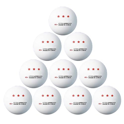 bnsggl 10 Stück Tischtennisbälle Hochleistungs Trainingsball Pingpongball Indoor Outdoor Wettbewerbe bnsggl 10 Stück Tischtennisbälle Hochleistungs Trainingsball Pingpongball Indoor Outdoor Wettbewerbe von bnsggl
