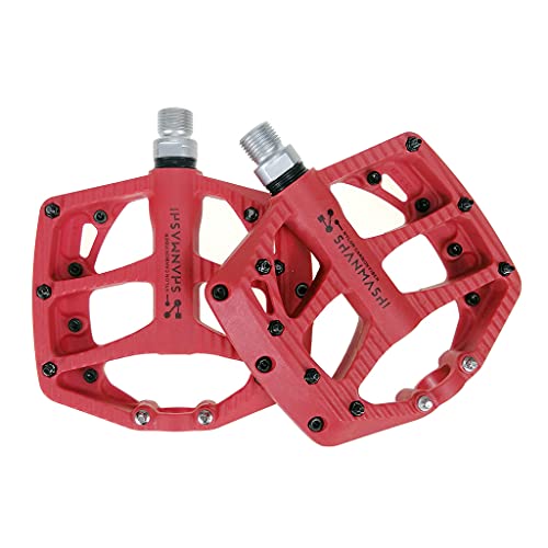 bnsggl Fahrradpedal Mountainbike Nylon Carbon Wide Pedal Plattformpedale Für BMX Tolle Leistung von bnsggl