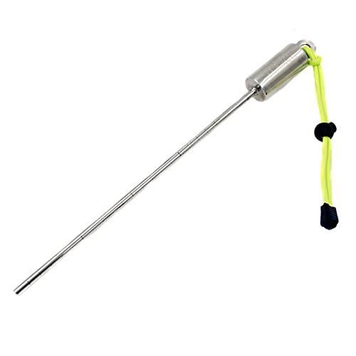 bnsggl Tauchen Stick Scubas Tauchen Edelstahl Stick Unterwasser Noise Maker Stick Stange Mit Lanyard von bnsggl