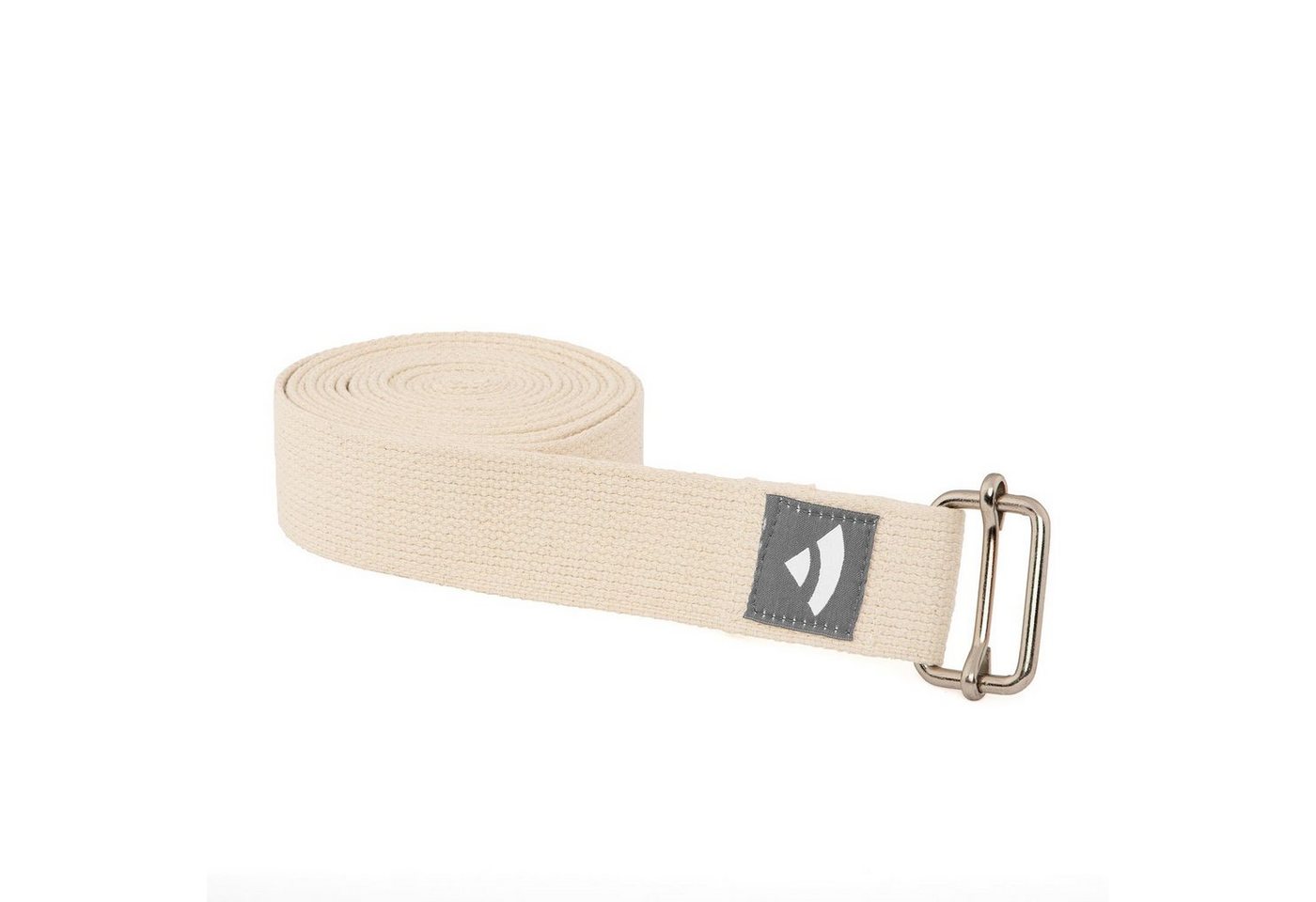 bodhi Yogamatte Yogagurt ASANA BELT PRO, 3m x 38mm, metall natur von bodhi