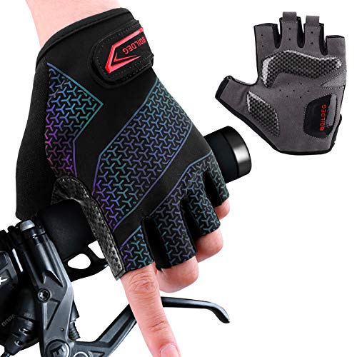 boildeg Fahrradhandschuhe Radsporthandschuhe rutschfeste und stoßdämpfende Mountainbike Handschuhe mit Signalfarbe geeiget Unisex Herren Damen boildeg Fahrradhandschuhe Radsporthandschuhe rutschfeste und stoßdämpfende Mountainbike Handschuhe mit Signalfarbe geeiget Unisex Herren Damen von boildeg