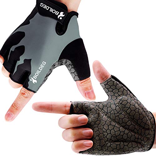 boildeg Fahrradhandschuhe Radsporthandschuhe rutschfeste und stoßdämpfende Mountainbike Handschuhe mit Signalfarbe geeiget Unisex Herren Damen boildeg Fahrradhandschuhe Radsporthandschuhe rutschfeste und stoßdämpfende Mountainbike Handschuhe mit Signalfarbe geeiget Unisex Herren Damen von boildeg