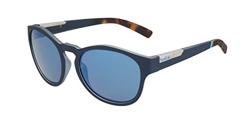 Bollé Erwachsene Rooke Sonnenbrille, Rubber Blue Tortoise, Small von bollé