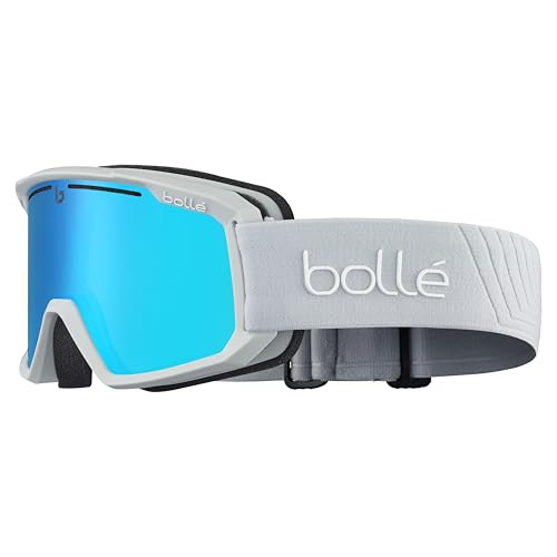Bollé - Maddox, Lightest Grey Matte, Azure, Medium-Large, Snow Goggles, Unisex, Adult Bollé - Maddox, Lightest Grey Matte, Azure, Medium-Large, Snow Goggles, Unisex, Adult von bollé