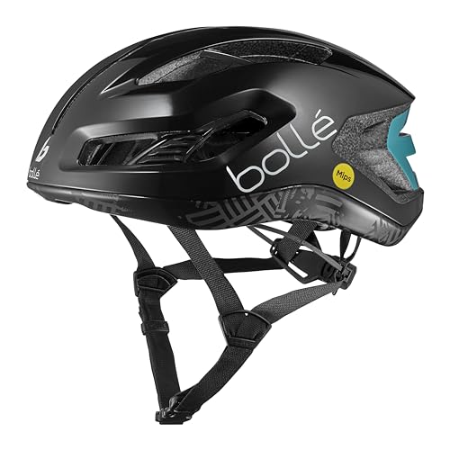 Bollé Unisex – Erwachsene AVIO MIPS Fahrradhelm, Black GLAZ Shiny, S von bollé