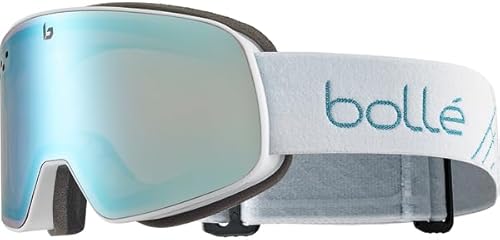 bollé Bolle Nevada Schneebrille 2025 White metallic/Blue Matte/Azure von bollé