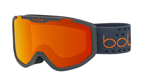 bollé - ROCKET PLUS Dark Grey & Orange Matte - Sunrise Kat 2, Skibrille, Medium, Unisex Kinder von bollé