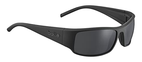 bollé - KING Black Matte - TNS Polarized, Sonnenbrille, Large, Unisex Erwachsene, Schwartz von bollé