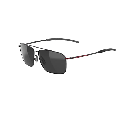 bollé - FLOW Black Red Matte – Volt+ Gun Polarized, Sonnenbrille, Large, Unisex Erwachsene von bollé