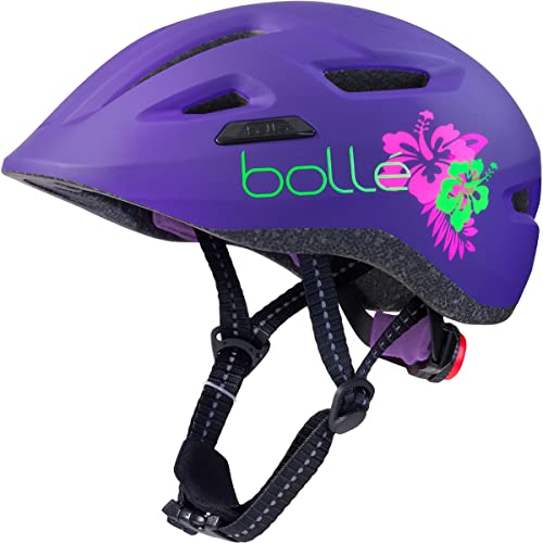 bollé - STANCE JUNIOR Purple Flower Matte XS 47-51cm, Fahrradhelm, Extra Small, Unisex Kinder bollé - STANCE JUNIOR Purple Flower Matte XS 47-51cm, Fahrradhelm, Extra Small, Unisex Kinder von bollé