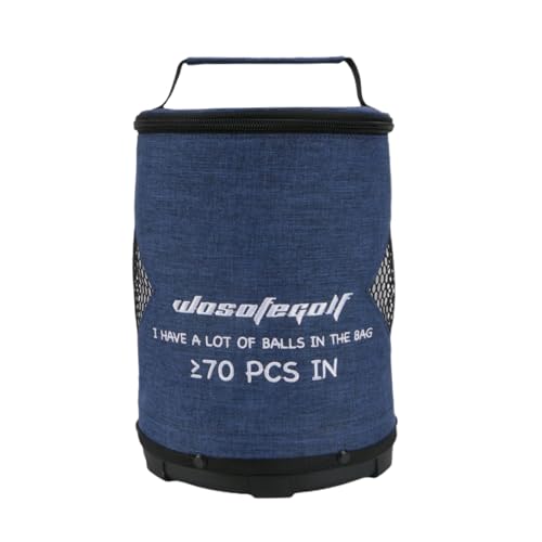 Golfballtasche | Zylindertasche mit großer Kapazität für Golfbälle | leichter Golfsack, multifunktional, tragbar, leicht zugängliche Aufbewahrungstaschen für sicheren Transport von borek