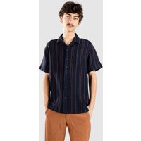 Brixton Bunker Waffle Stripe Hemd washed navy stripe Brixton Bunker Waffle Stripe Hemd washed navy stripe von brixton
