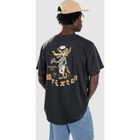 Brixton Standard T-Shirt black worn wash Brixton Standard T-Shirt black worn wash von brixton