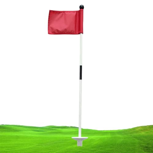 Golf-Flagge Für Den Hinterhof – Putting-Green-Golf-Flaggenstab, Abnehmbare Grüne Golf-Flaggen Für Den Hinterhof | Abnehmbarer Putting-Green-Flaggenstab Mit Golf-Loch-Cup, Fiberglas-Golf-Flaggenstab Zu von brooksnaji