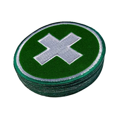 budodrake Erste Hilfe Aufnäher/First Aid Patch grün-weiß budodrake Erste Hilfe Aufnäher/First Aid Patch grün-weiß von budodrake