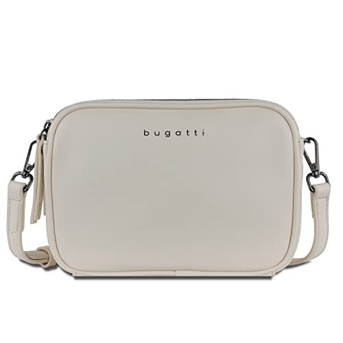 bugatti Almata Schultertasche klein für Damen, edle Umhängetasche in beige bugatti Almata Schultertasche klein für Damen, edle Umhängetasche in beige von bugatti