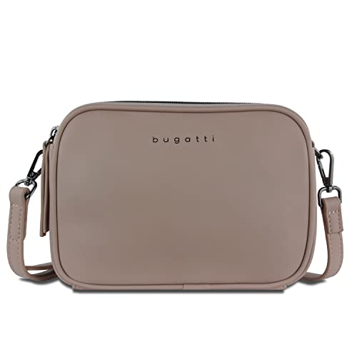 bugatti Almata Schultertasche klein für Damen, edle Umhängetasche in sand bugatti Almata Schultertasche klein für Damen, edle Umhängetasche in sand von bugatti