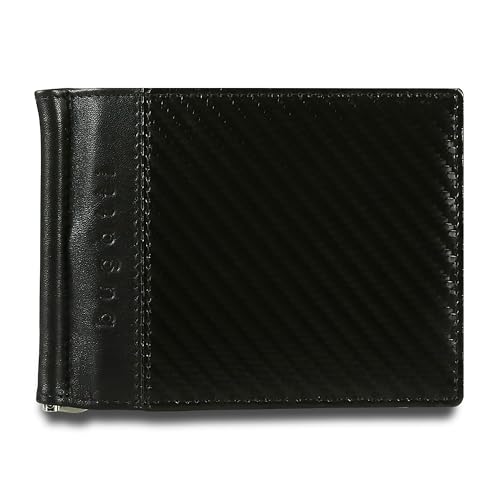 Bugatti Comet Geldbörse mit Geldklammer Herren Leder - Portemonnaie Herren Querformat Schwarz – Geldbeutel Portmonee Wallet Brieftasche Männer Portmonaise RFID Bugatti Comet Geldbörse mit Geldklammer Herren Leder - Portemonnaie Herren Querformat Schwarz – Geldbeutel Portmonee Wallet Brieftasche Männer Portmonaise RFID von bugatti