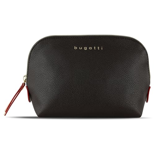 bugatti Ella Kulturbeutel, Kosmetiktasche, Toiletry Bag, Waschtasche, Waschbeutel, Toilettentasche in braun von bugatti