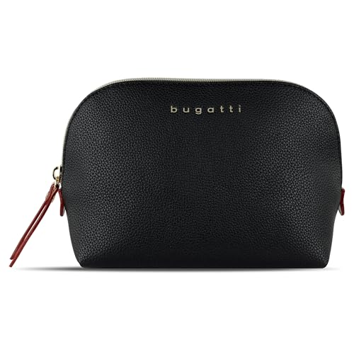 bugatti Ella Kulturbeutel, Kosmetiktasche, Toiletry Bag, Waschtasche, Waschbeutel, Toilettentasche in schwarz von bugatti