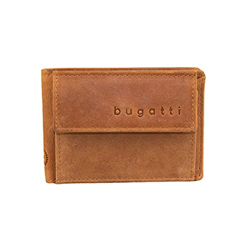 bugatti Volo Herren Scheintasche aus echtem Leder, Mini in Cognac bugatti Volo Herren Scheintasche aus echtem Leder, Mini in Cognac von bugatti