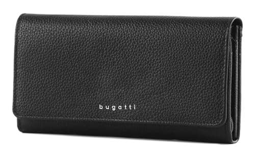 bugatti Linda Geldbörse Damen Groß viele Fächer Leder 18CC - Portemonnaie Damen Leder - Portmonee Geldbeutel Damengeldbörse - Schwarz bugatti Linda Geldbörse Damen Groß viele Fächer Leder 18CC - Portemonnaie Damen Leder - Portmonee Geldbeutel Damengeldbörse - Schwarz von bugatti